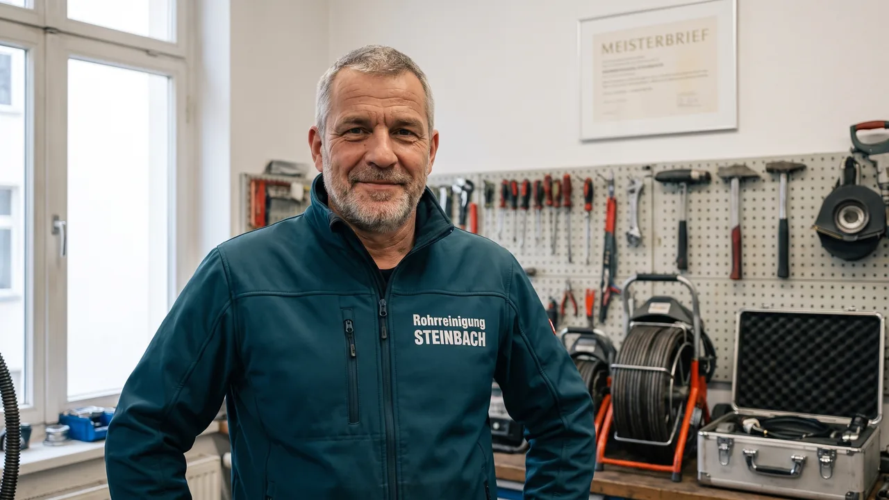 Frank Steinbach – Rohrreinigungsmeister aus dem Familien-Meisterbetrieb